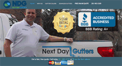 Desktop Screenshot of dcgutters.com